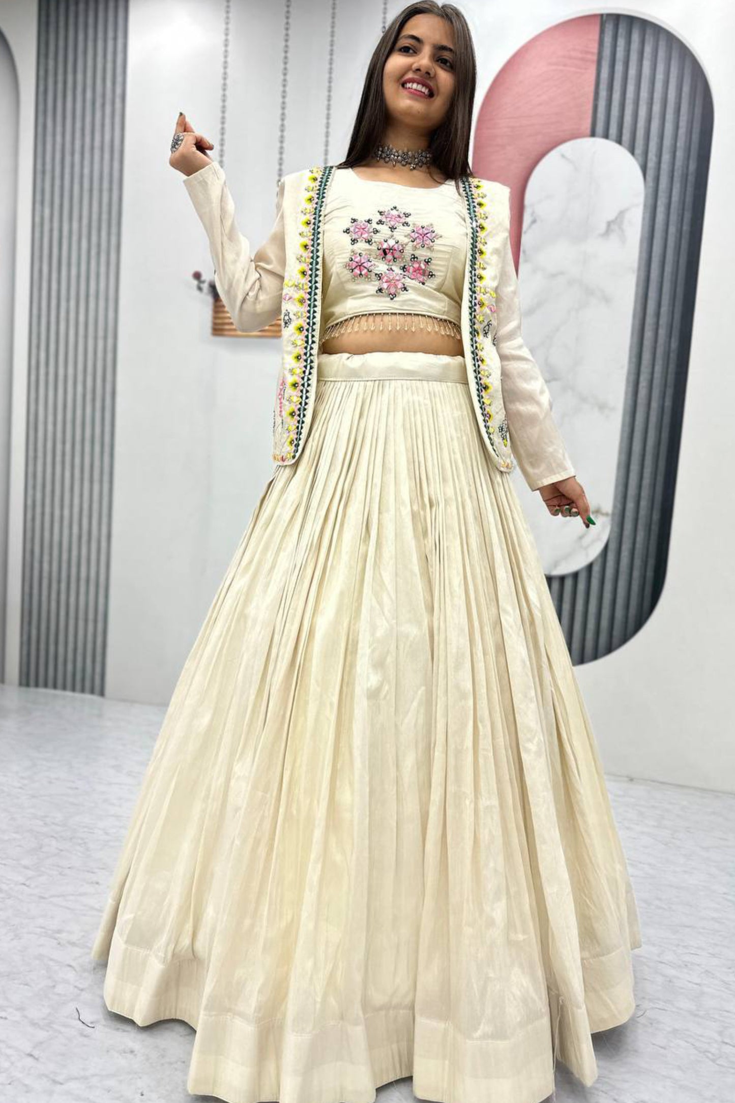 Wedding and Navratri Special Three Piece Set