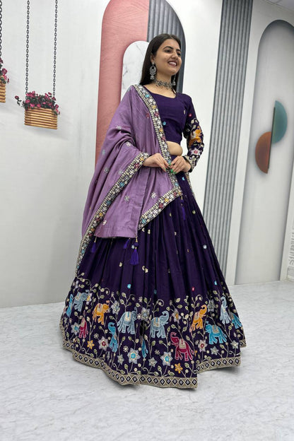 Wedding Embroidered Lehenga