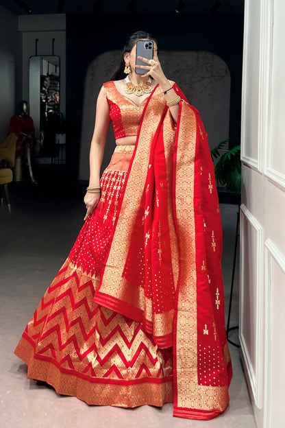 Regal Banarasi Silk Lehenga