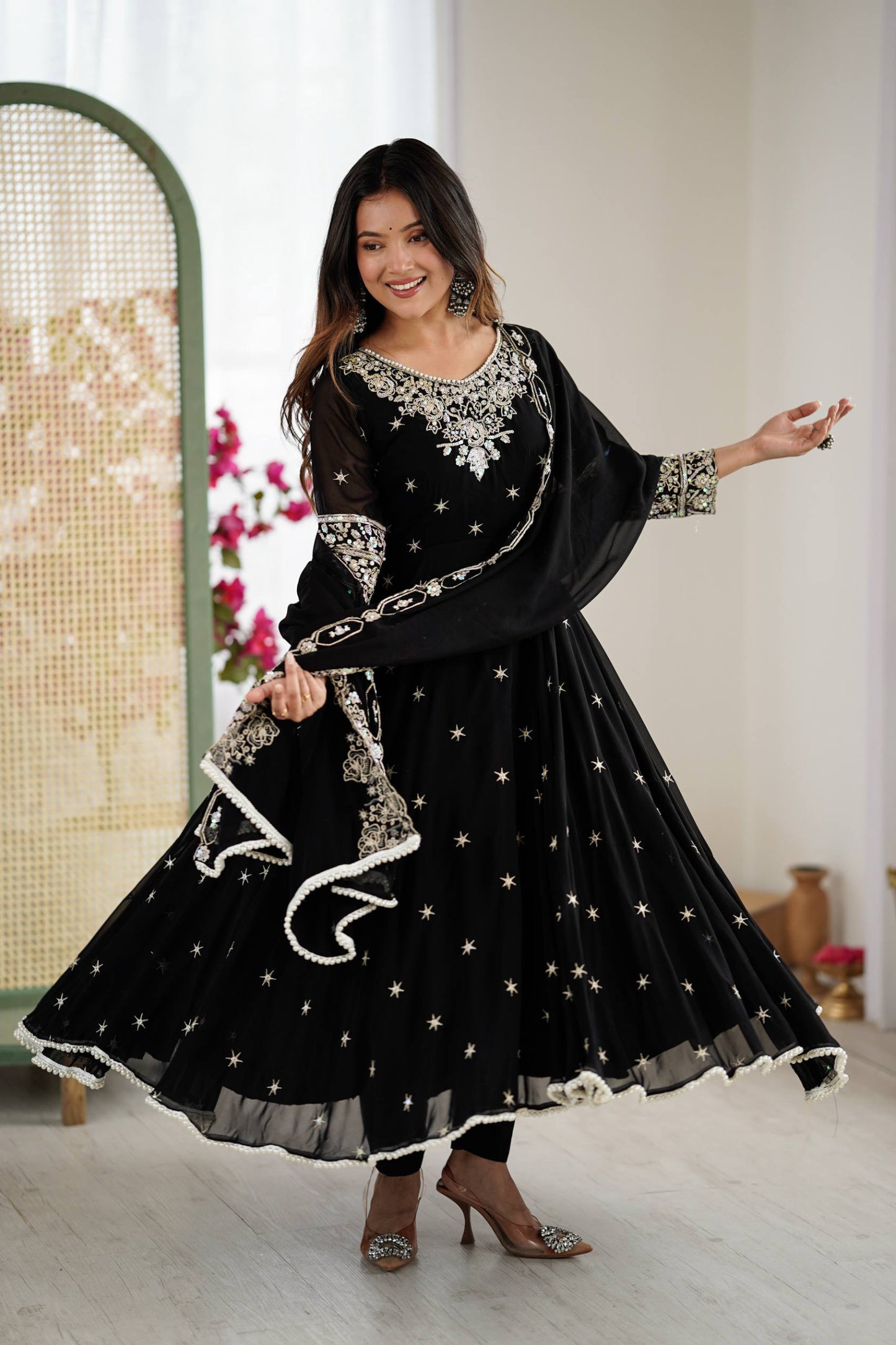 Anarkali Three Piece Set
