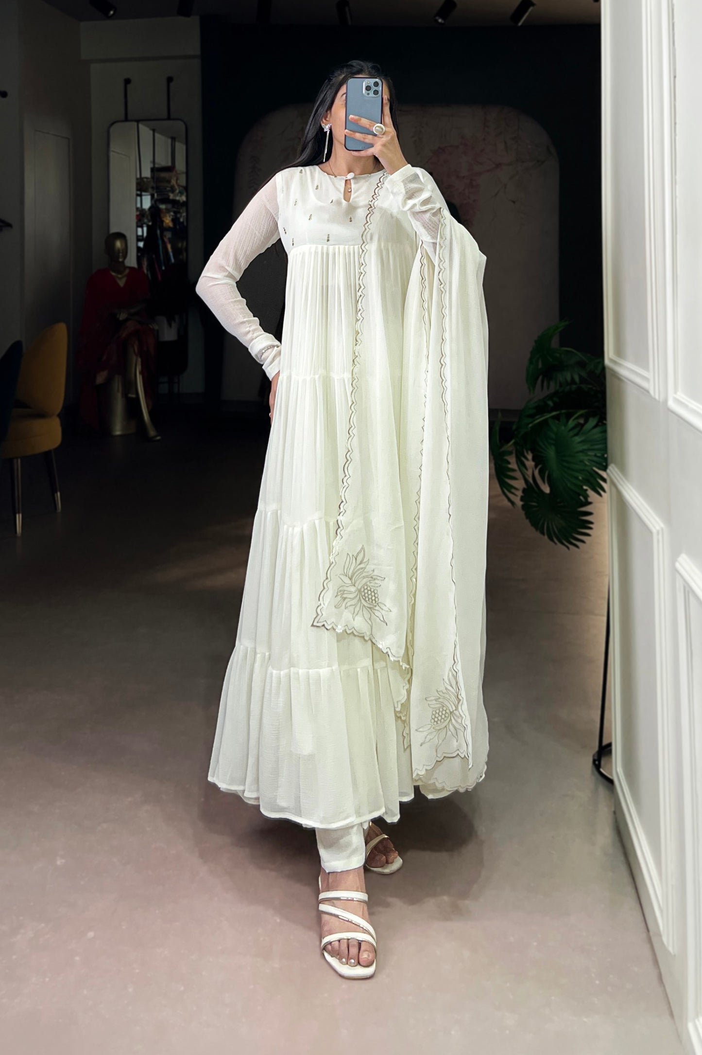 Flared Anarkali Dress