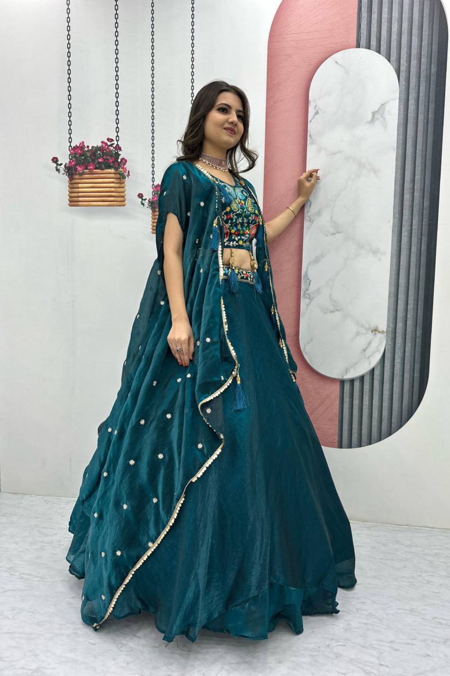 Indo Western Style Lehenga Choli