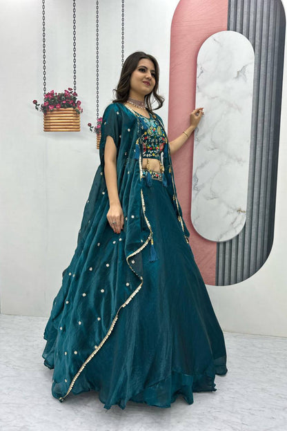 Indo Western Style Lehenga Choli