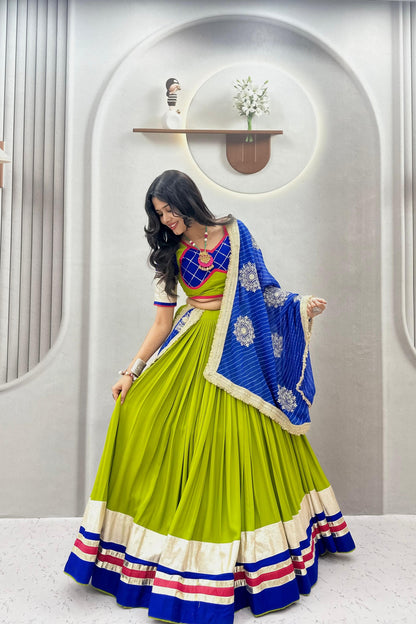 Cotton with Vintage Navartri Outfit