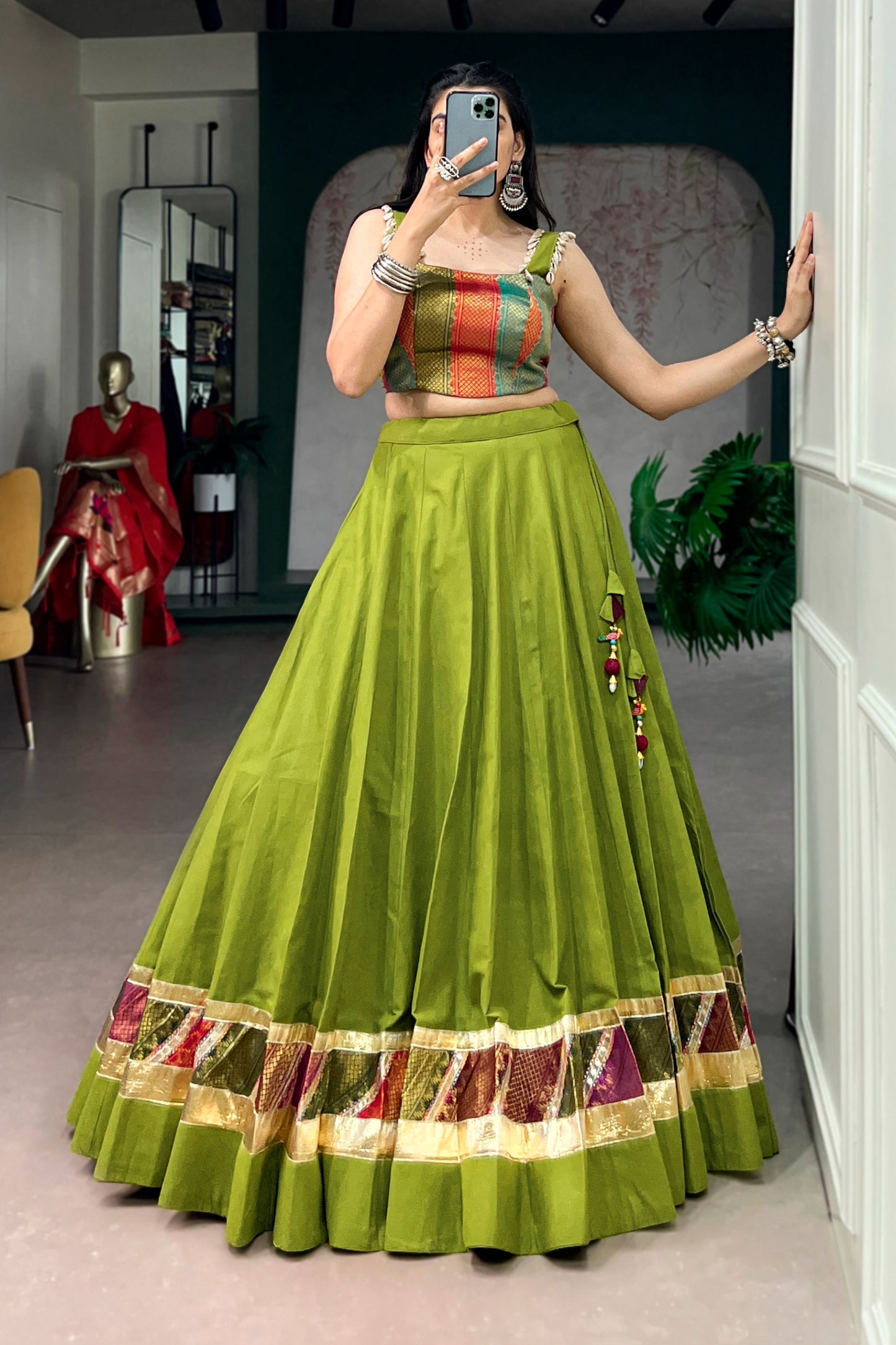 Navratri Raas Zari Lehenga