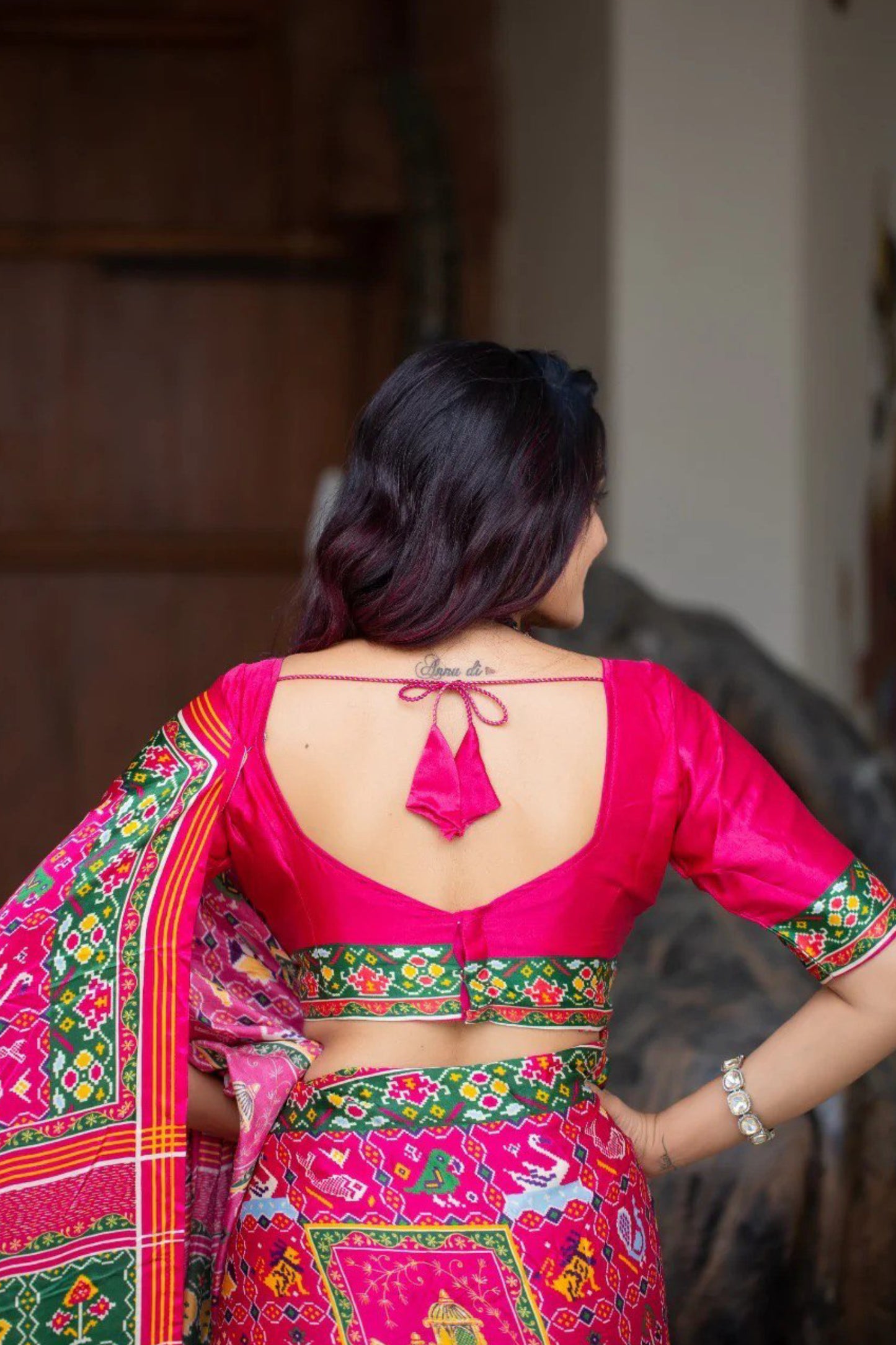 Pure Gajji Silk Patola Saree
