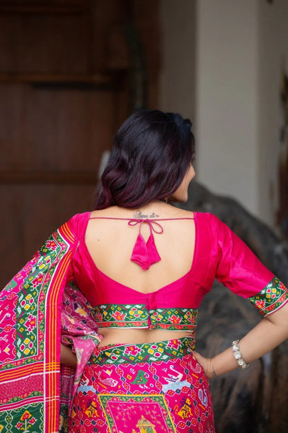 Pure Gajji Silk Patola Saree