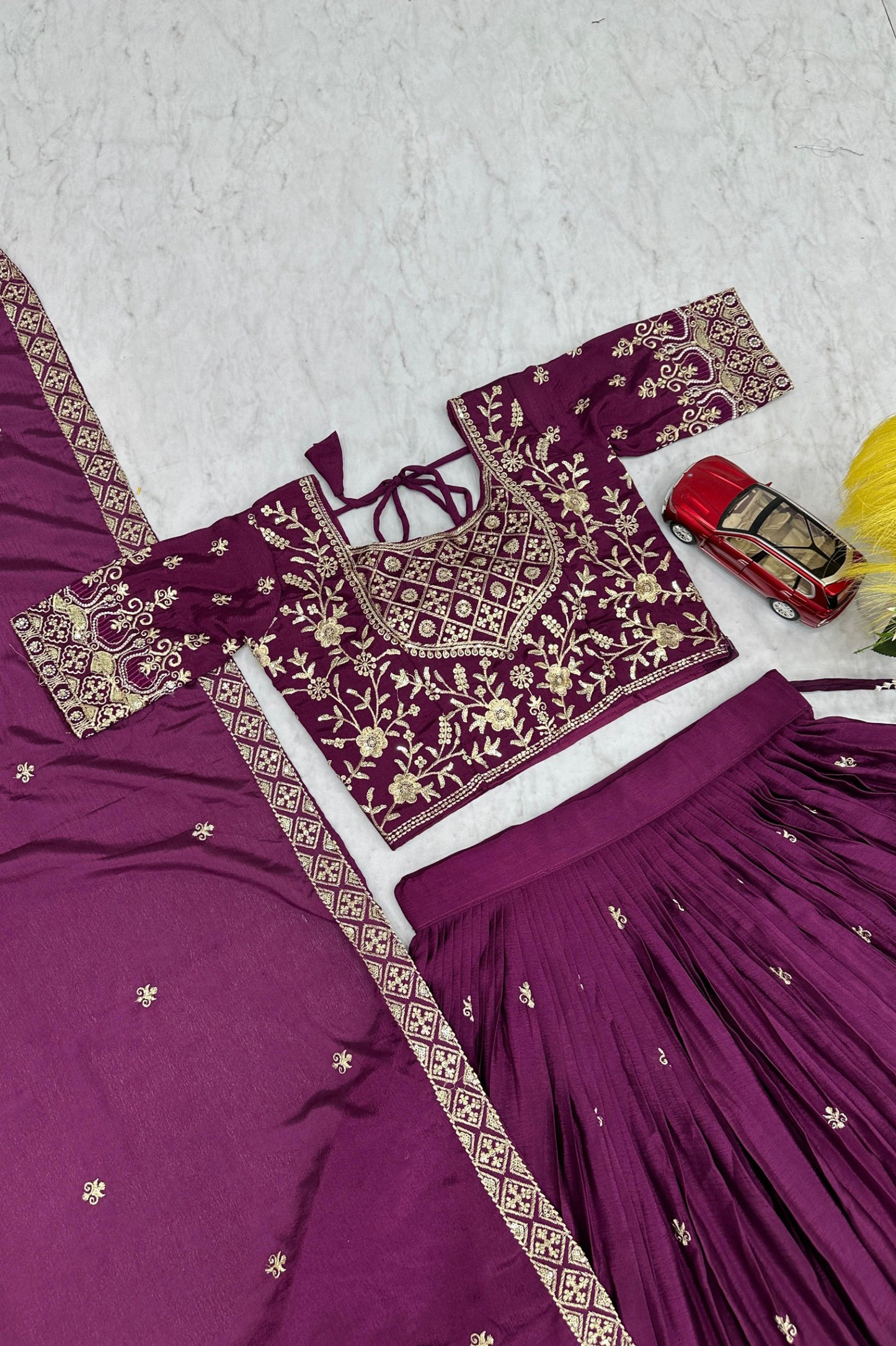 Embroiderd Lehenega Choli