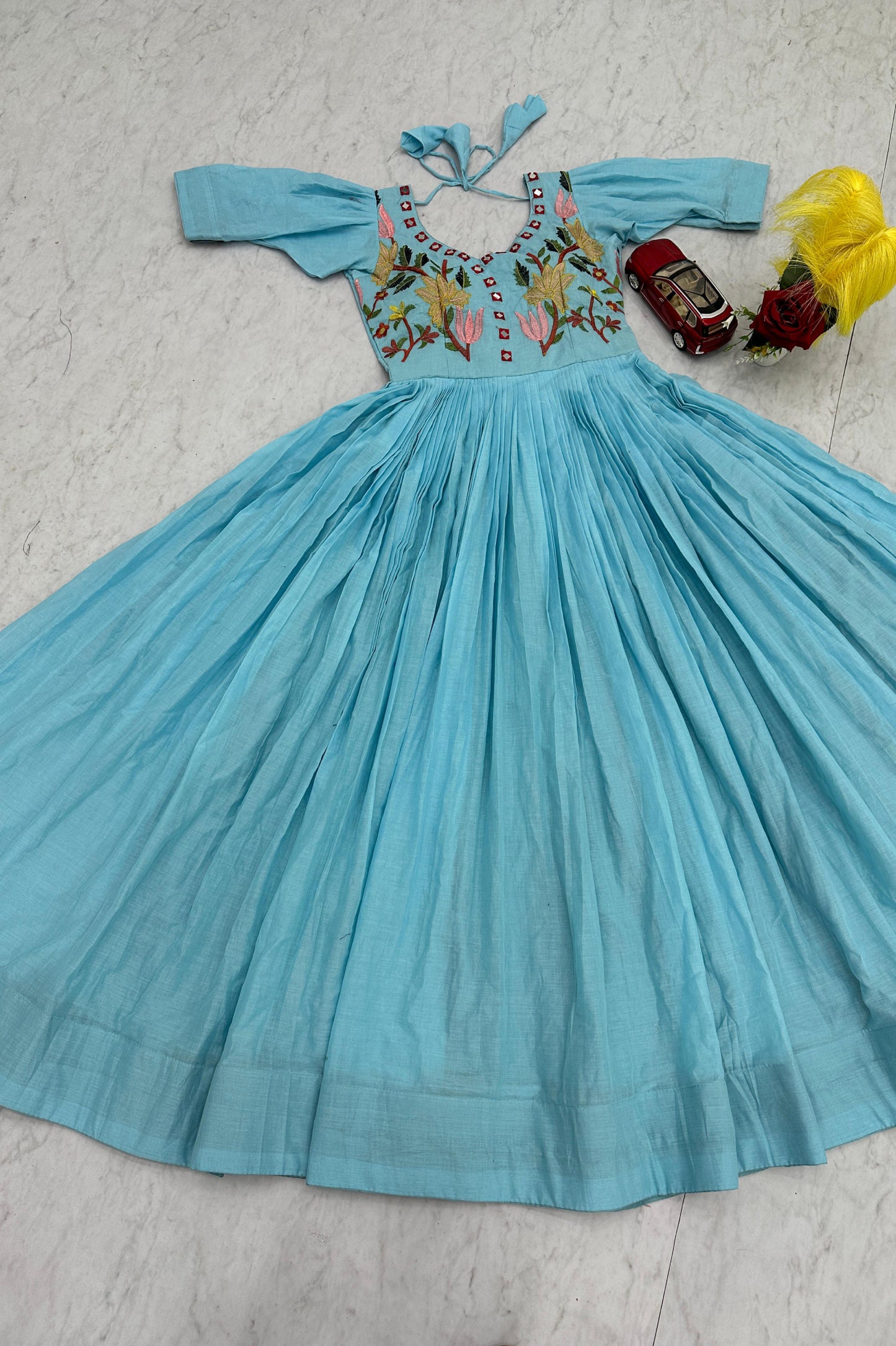 Cotton Handowork Gown