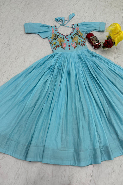 Cotton Handowork Gown