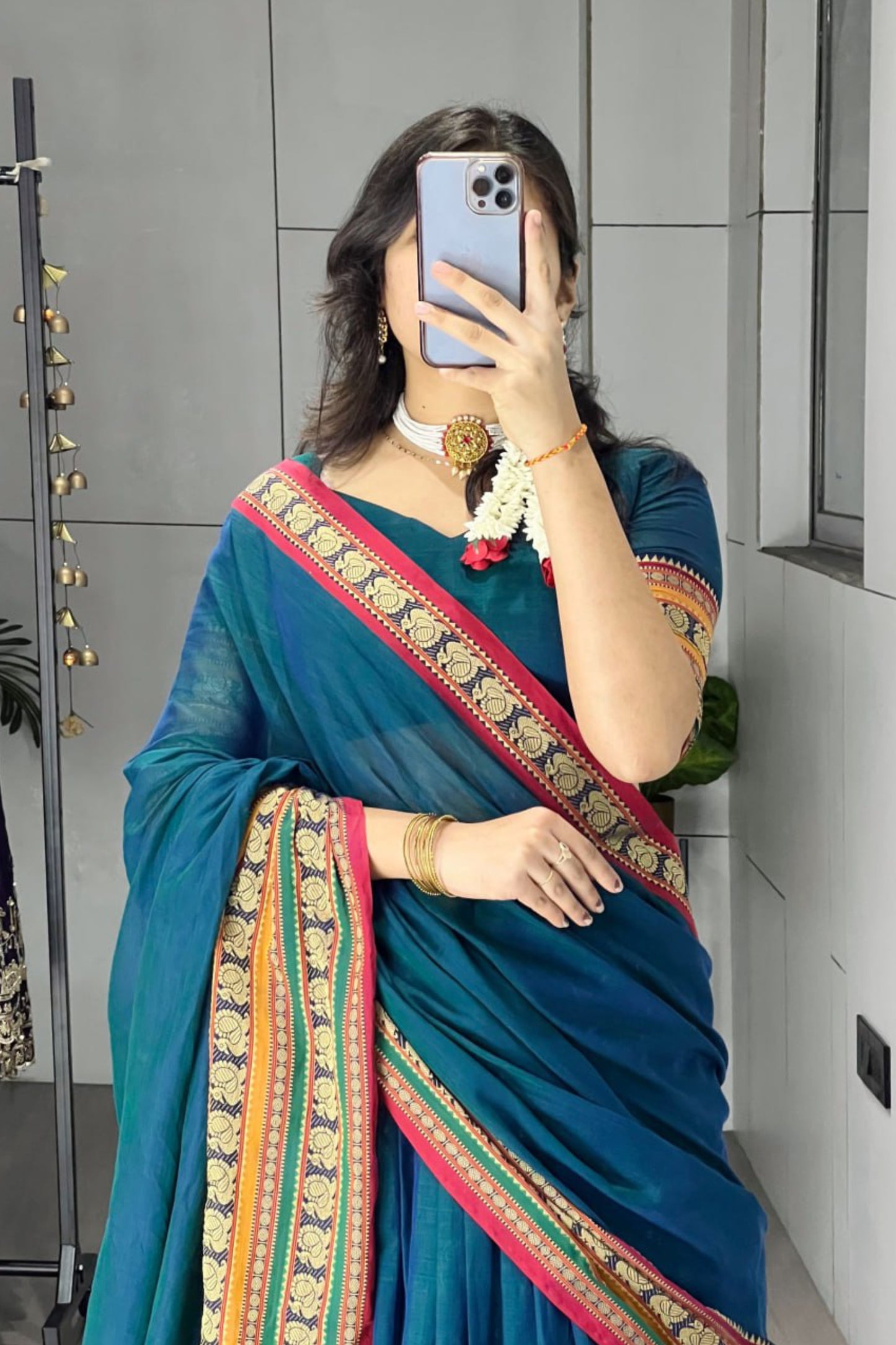Pure Chanderi Cotton Lehenga Choli