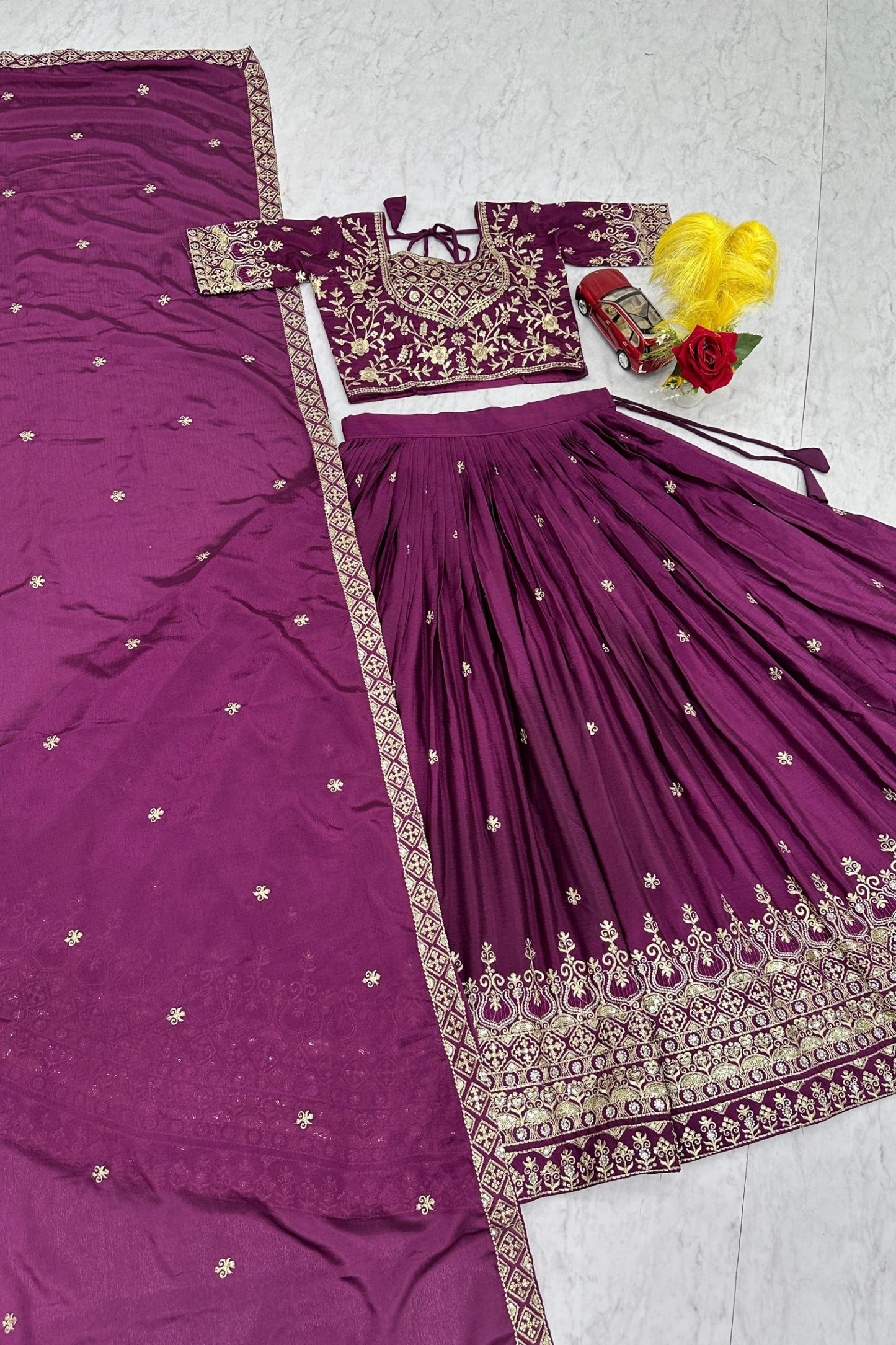 Embroiderd Lehenega Choli