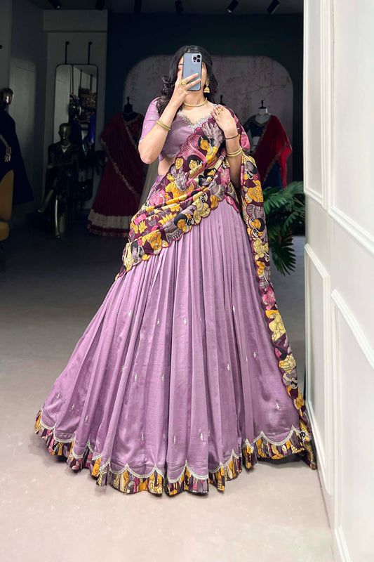 Wedding Special Kalamkari Lehenga