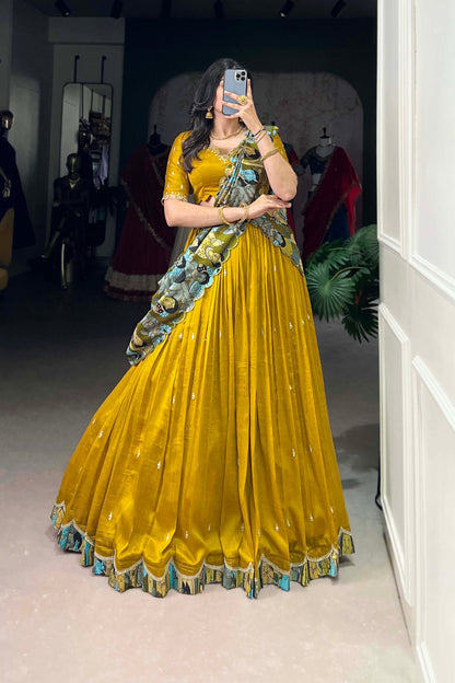 Wedding Special Kalamkari Lehenga
