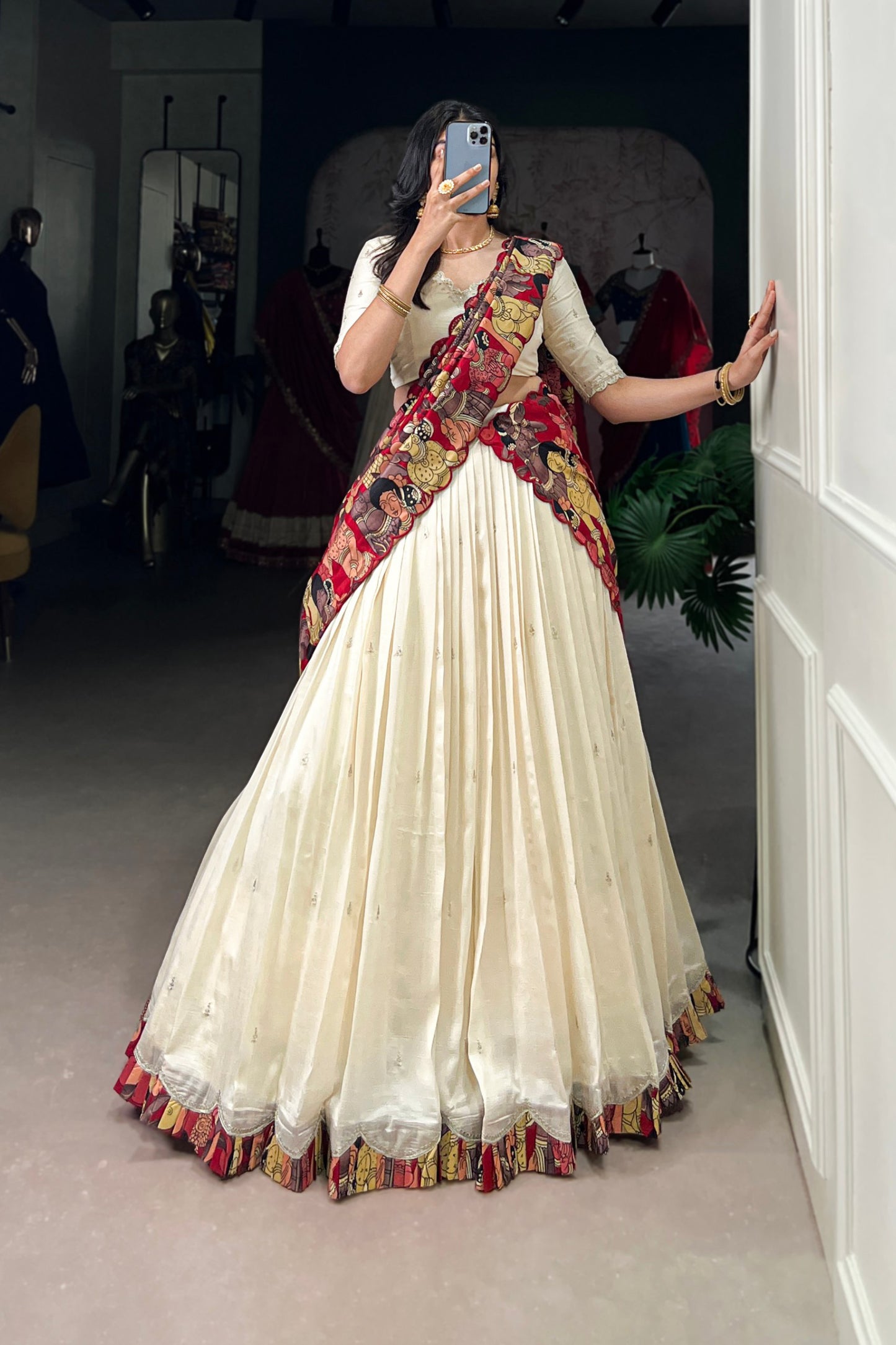 Wedding Special Kalamkari Lehenga