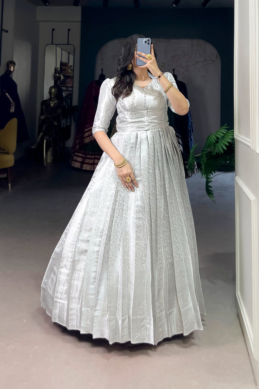 Kanjivaram Gown Koti Set