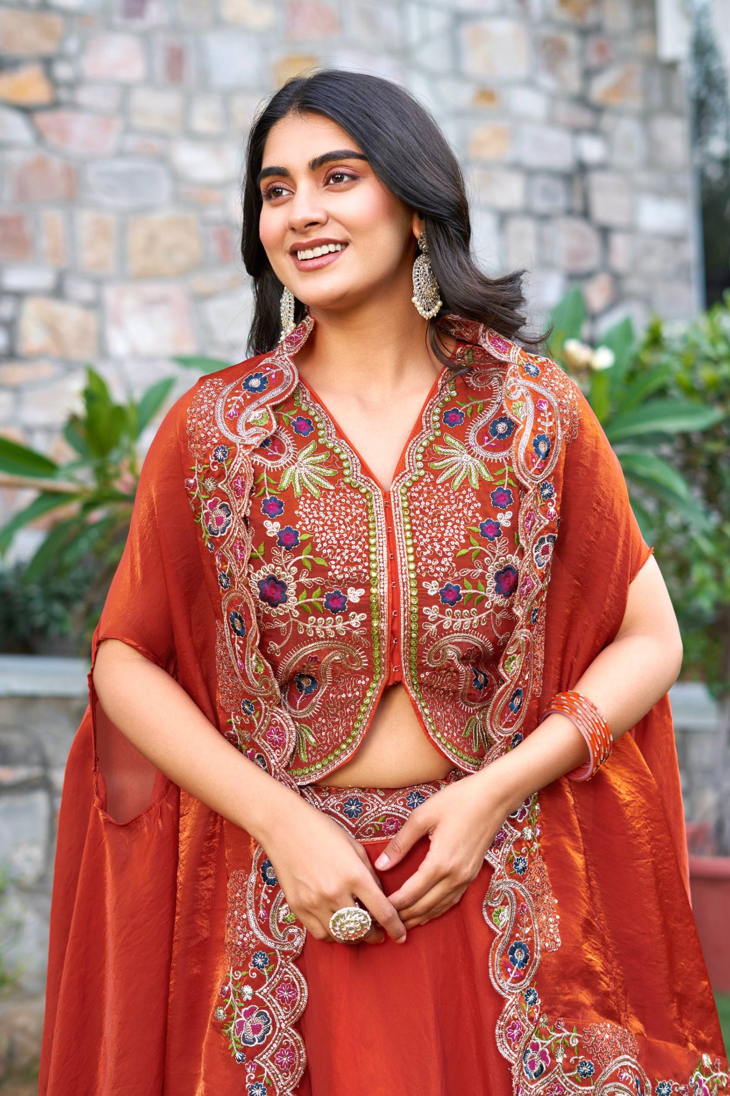 Indo Western Style Three Piece Set