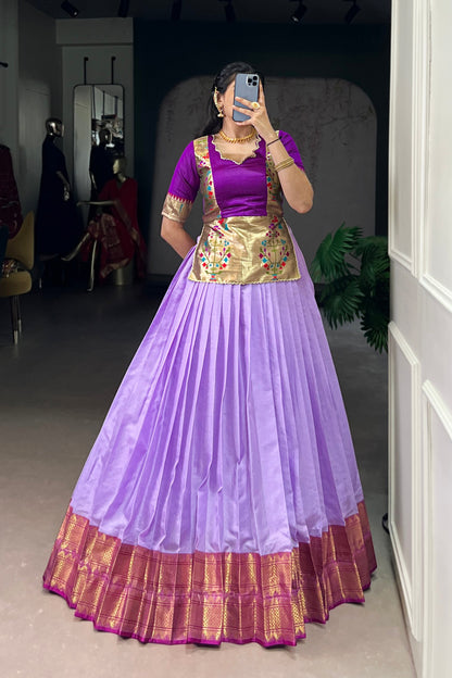 Acquard Co-ord Set Lehengas