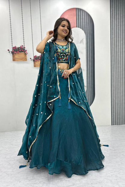 Indo Western Style Lehenga Choli
