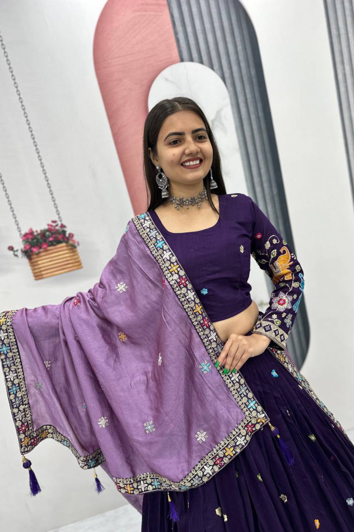 Wedding Embroidered Lehenga