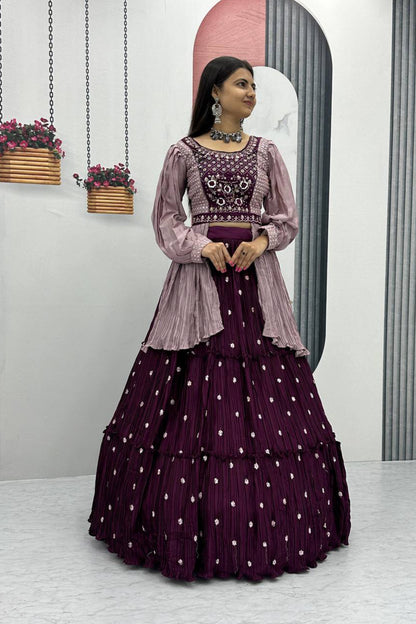 Wedding Special Three Piece Crop top