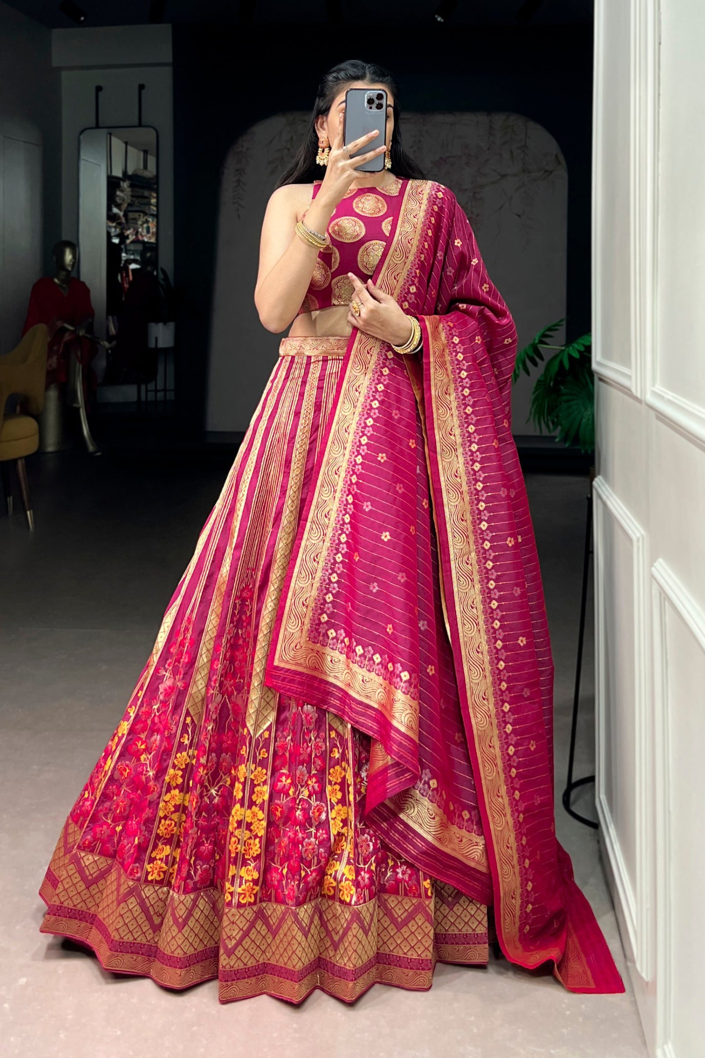 Regal Banarasi Silk Lehenga