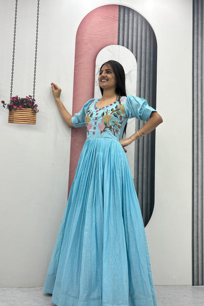 Cotton Handowork Gown