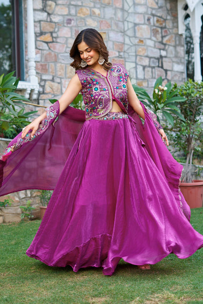 Indo Western Style Three Piece Set