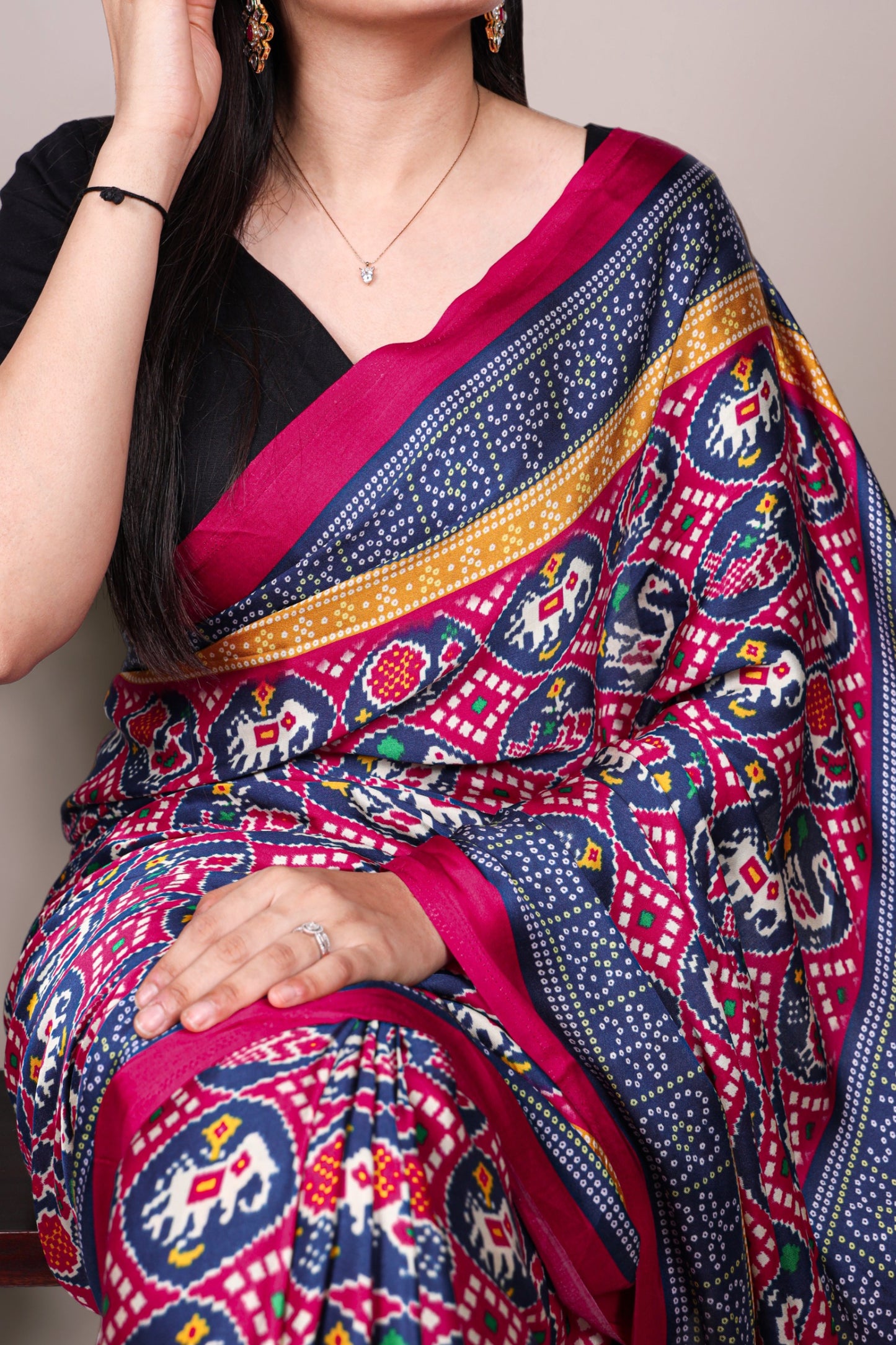 Gaji Silk Patola Saree