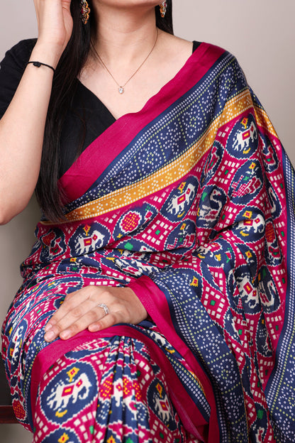 Gaji Silk Patola Saree