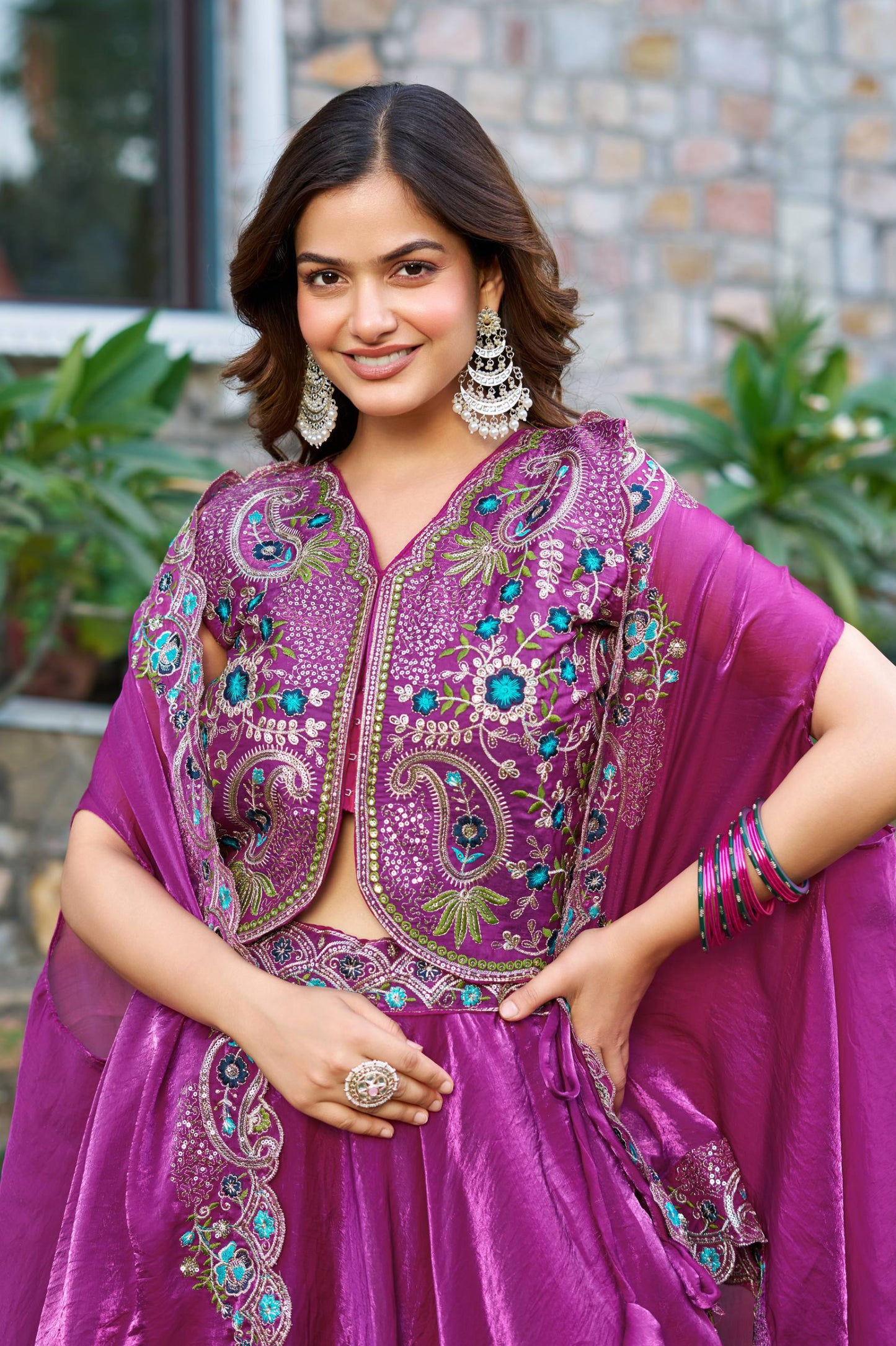 Indo Western Style Three Piece Set
