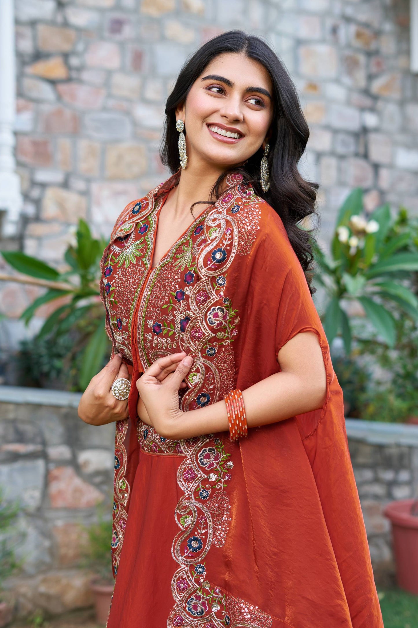 Indo Western Style Three Piece Set