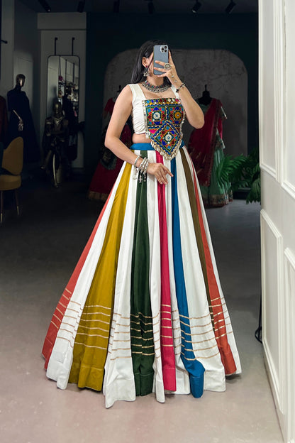 Pure Reyon Navratri Co-ord Set