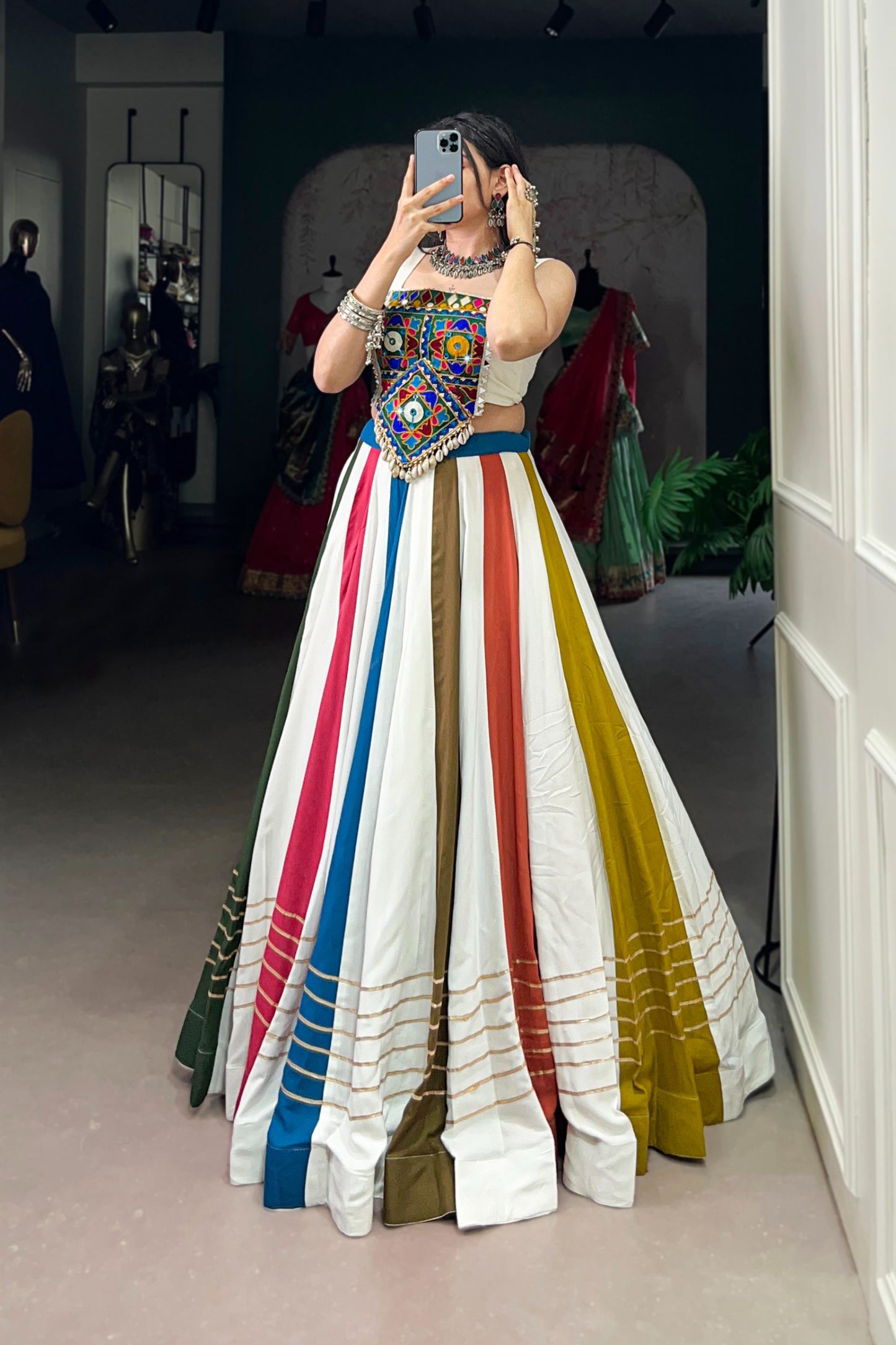 Pure Reyon Navratri Co-ord Set