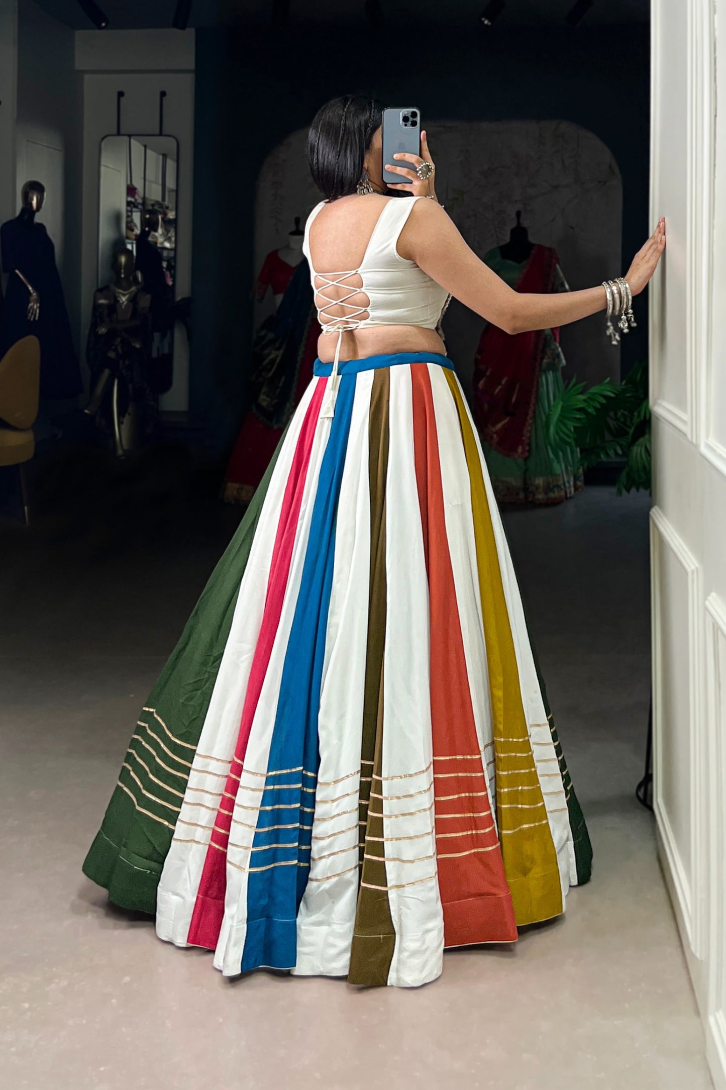 Pure Reyon Navratri Co-ord Set