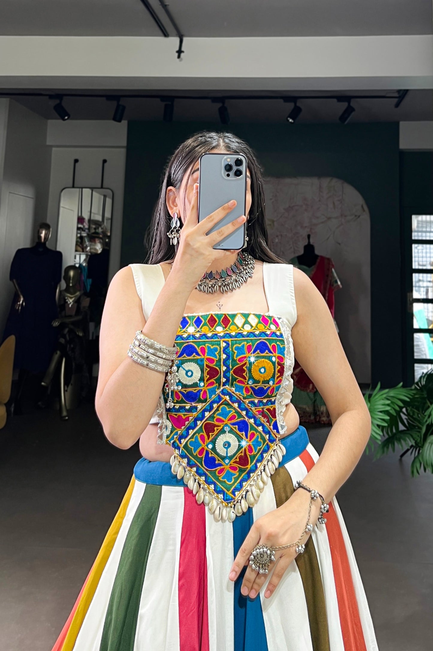 Pure Reyon Navratri Co-ord Set