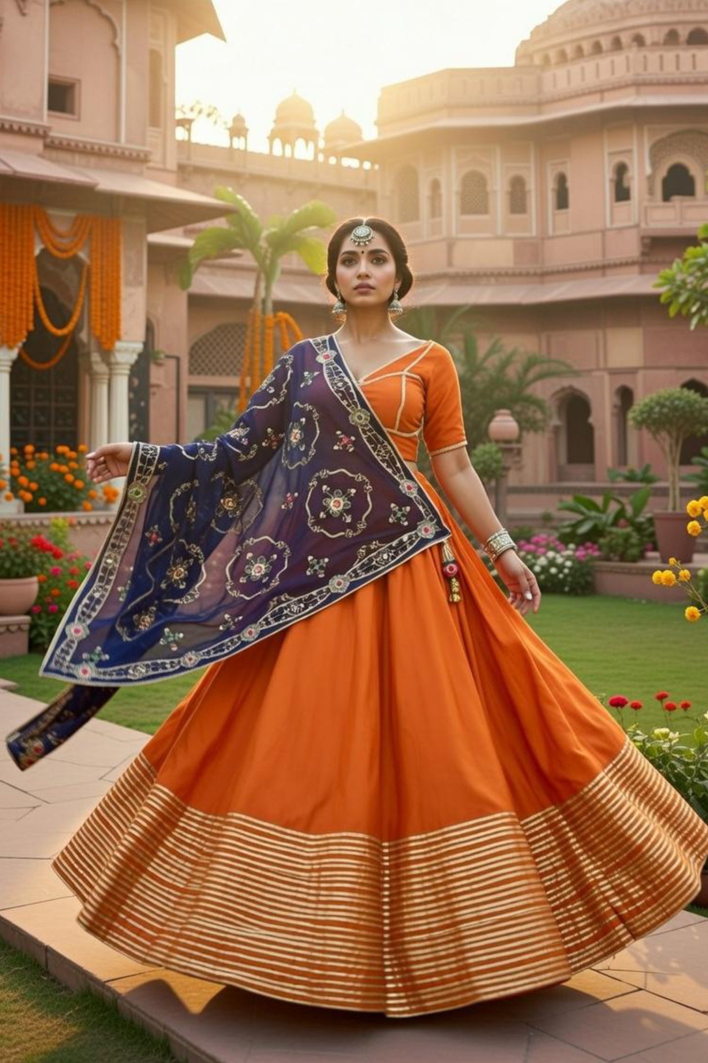 Garba Special – Pure Cotton Lehenga Choli | Navratri
