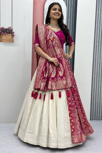 Trending Saree Blouse Lehenga Set