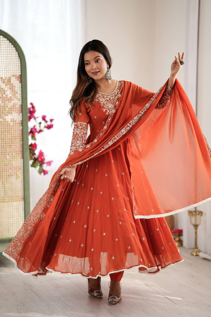 Anarkali Three Piece Set