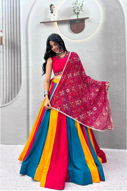 Cotton with Vintage Navratri Concept
