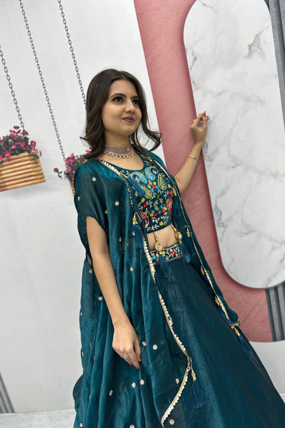 Indo Western Style Lehenga Choli