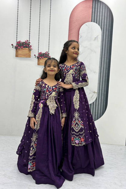 Long Top with Lehenga Set