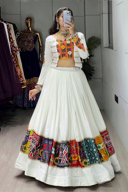 Ethnic Women Lehenga With Fancy Top | Navratri Special