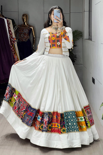 Ethnic Women Lehenga With Fancy Top | Navratri Special