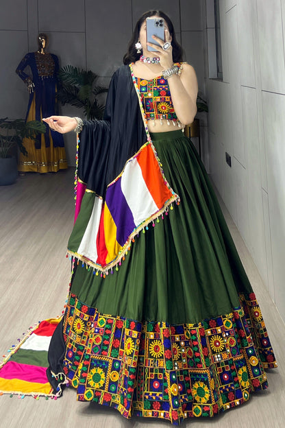 Ethnic Women Pure RayonCotton Lehenga Sets | Navratri