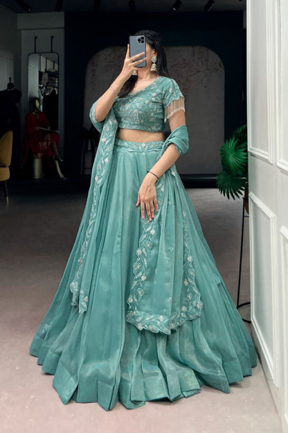 Wedding Special Beads Work Lehenga Choli
