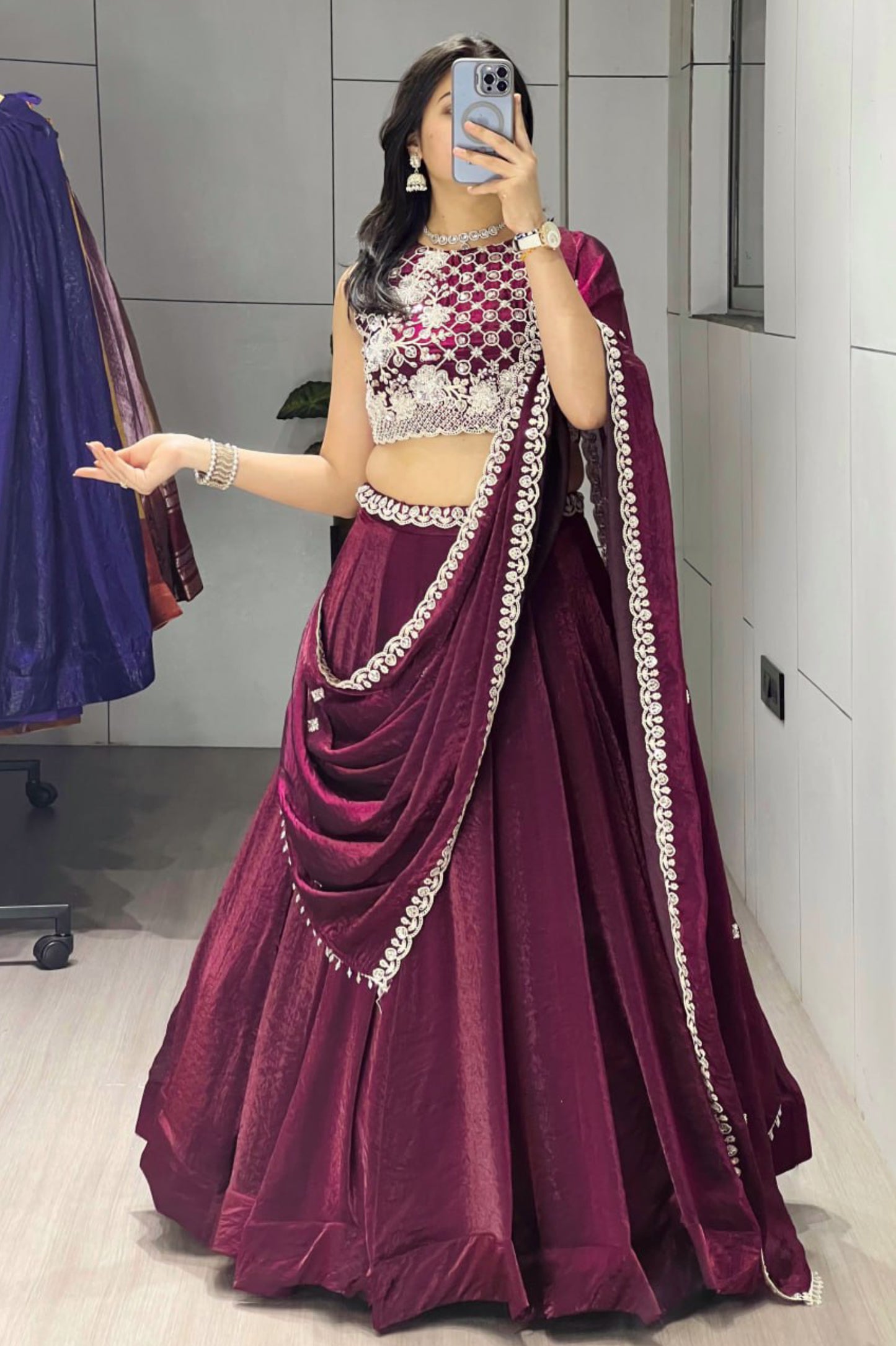 New Arrivals Fendy Silk Lehenga Choli Set
