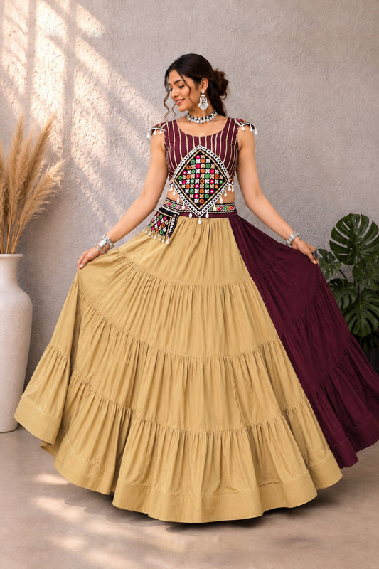 Classic Chocolate Color Chaniya Choli