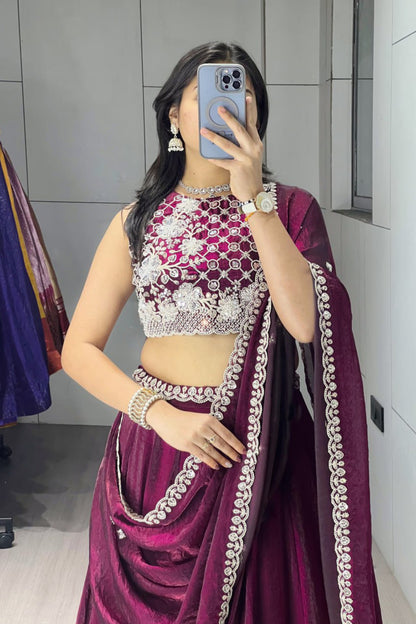 New Arrivals Fendy Silk Lehenga Choli Set