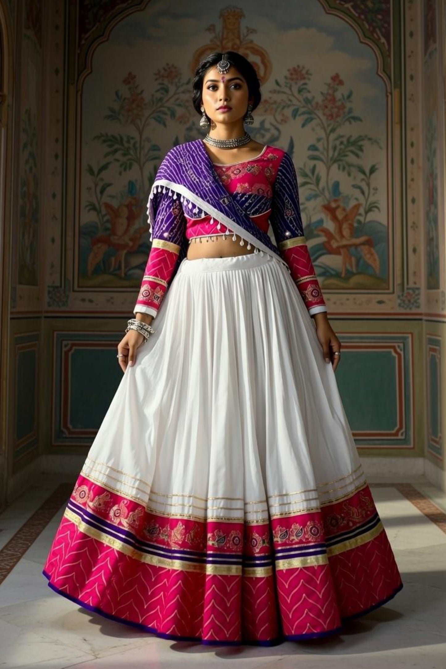 Vintage Navratri Special Chaniya Choli Set